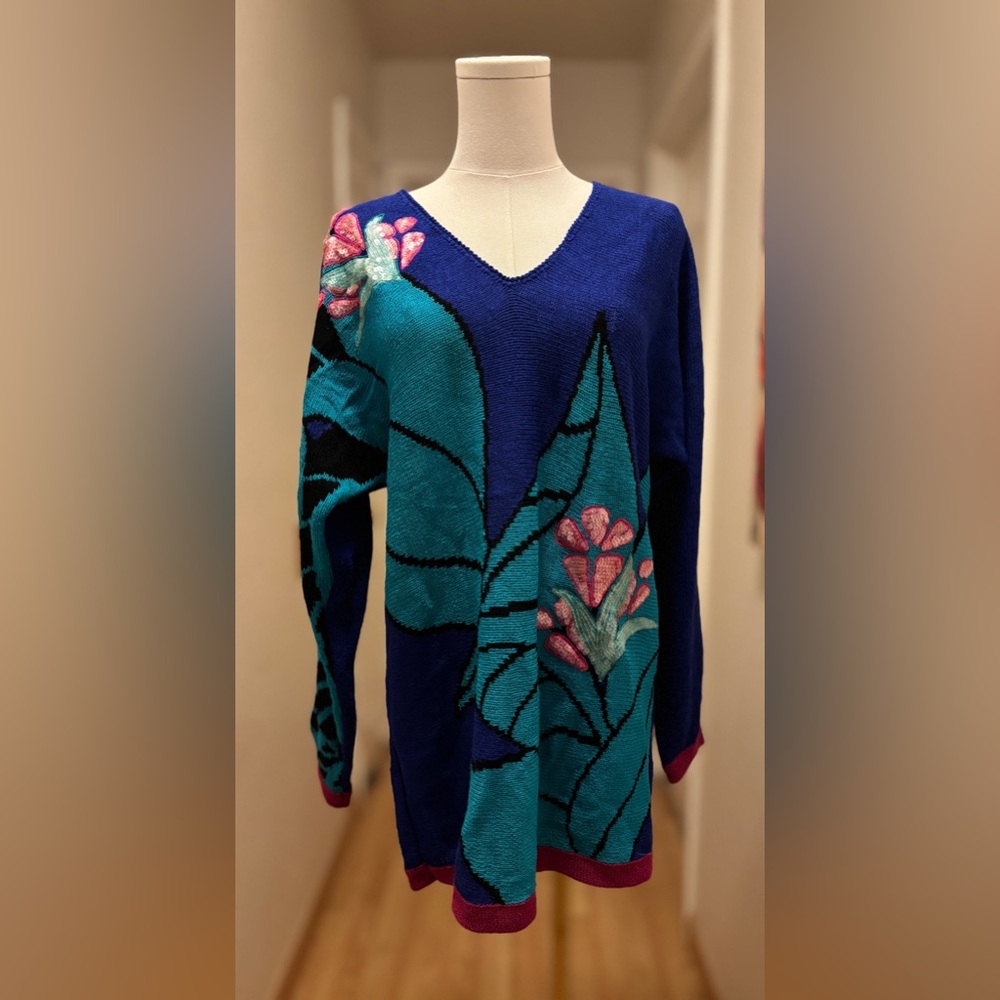 80’s Umi Collection by Anne Crimmins silk shirt